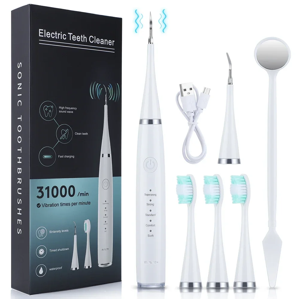 Teeth Whitening Mouthwash - جهاز تنظيف الأسنان بالموجات فوق الصوتية