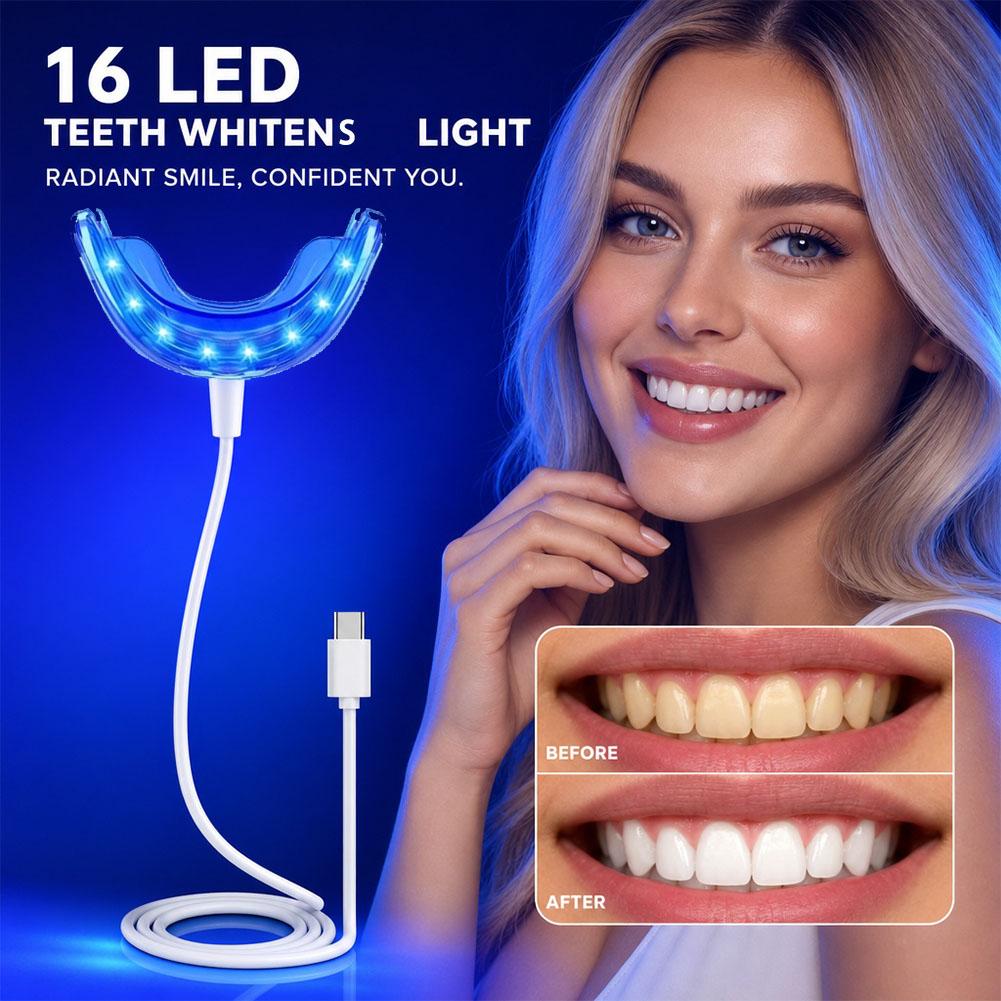 Teeth Whitening Gum - جهاز تبييض الأسنان الذكي المحمول بضوء