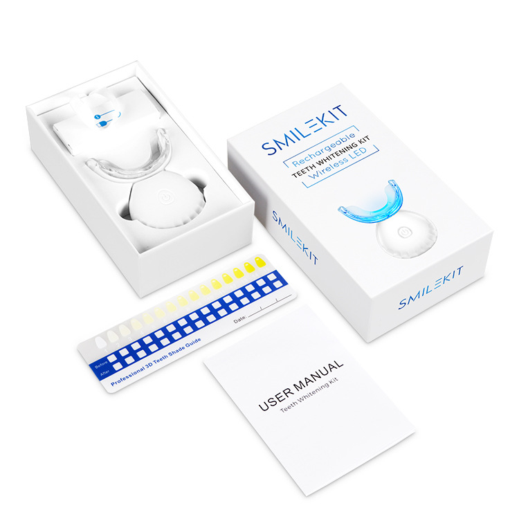 طقم تبييض الأسنان مع شحن لاسلك - مراجعة Teeth Whitening At Home Kit وسعره