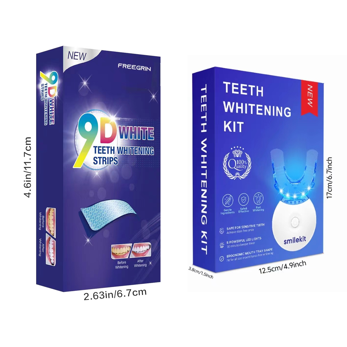 مجموعة تبييض الأسنان - 5X مبيض - مراجعة Teeth Whitening Mouthwash وسعره