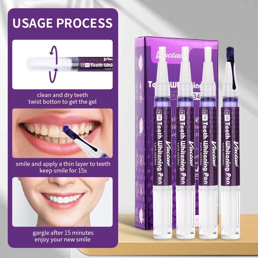 قلم تبييض الأسنان الفوري من فا - مراجعة Teeth Whitening Pen وسعره